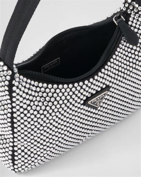 borsa prada con i brillantini|borsa prada galleria mini.